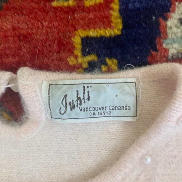 Vintage Cropped Beaded Pearl Sweater - Picture 9 of 9